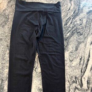 Forever 21 black leggings or yoga pants activewear workout gym wide band waist
